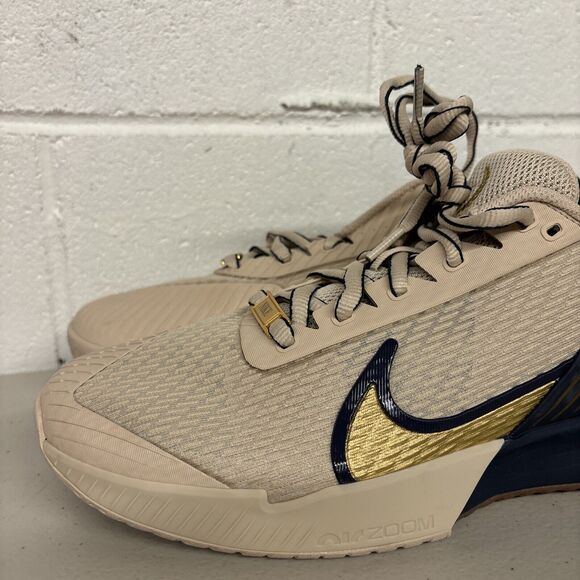 9.5 Nike Court Vapor Pro 2 PRM Hard Court Tennis Shoes 'Sand Drift' (FN4741-101) - Picture 3 of 10